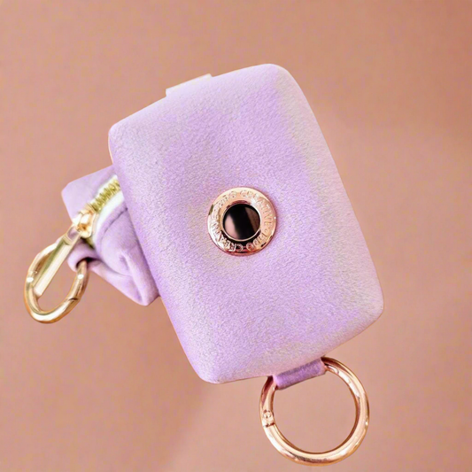 Light Purple dog poop bag holder