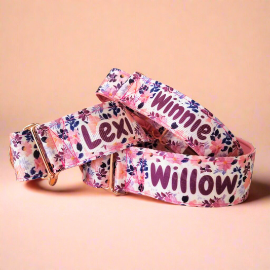 Personalised Martingale collars with name