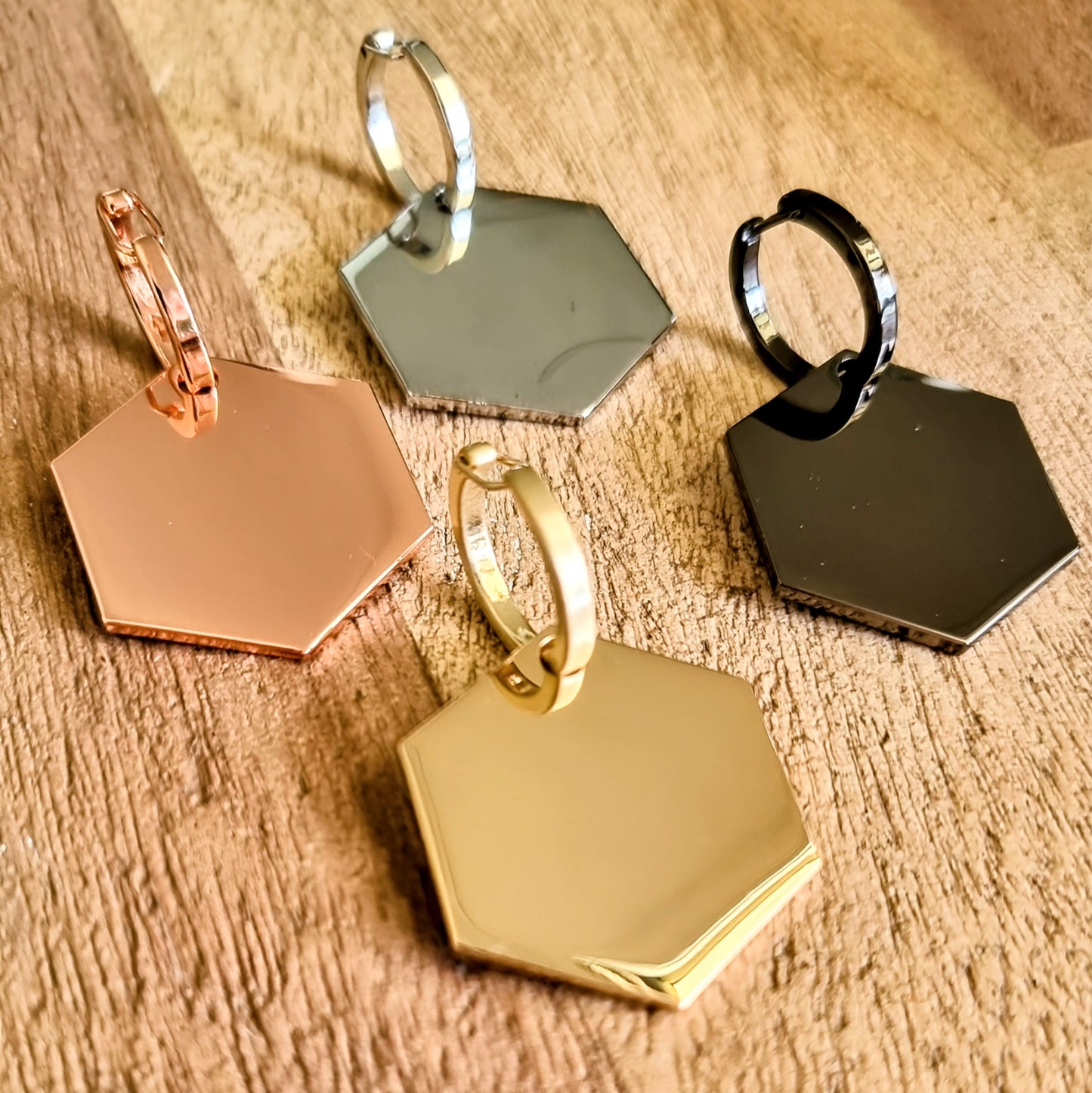 Pixie Pet ID tag - Hexagon