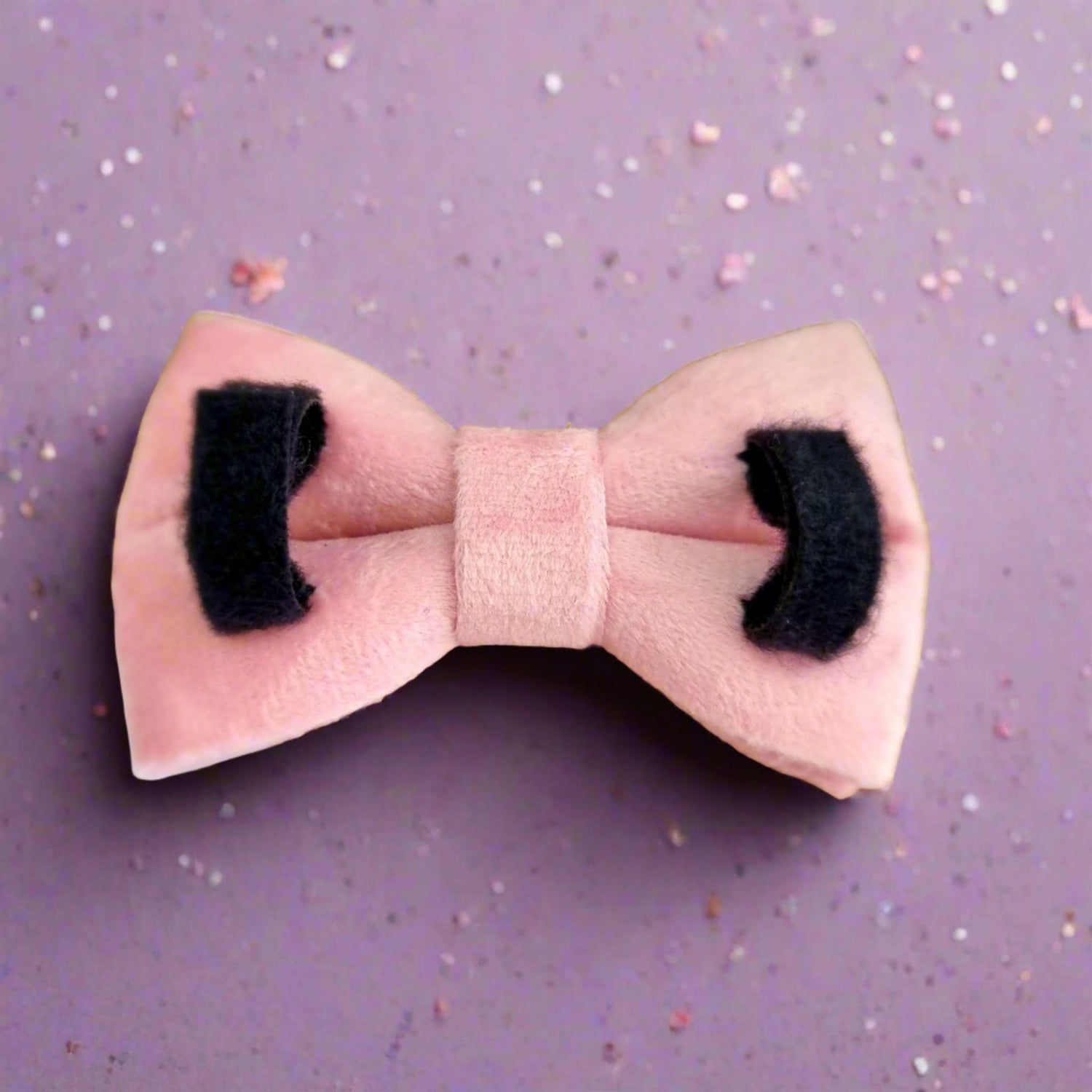 pink velvet dog collar