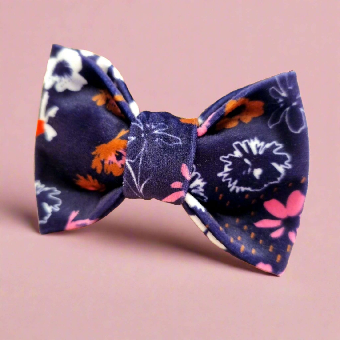 Lola Floral dog bow tie