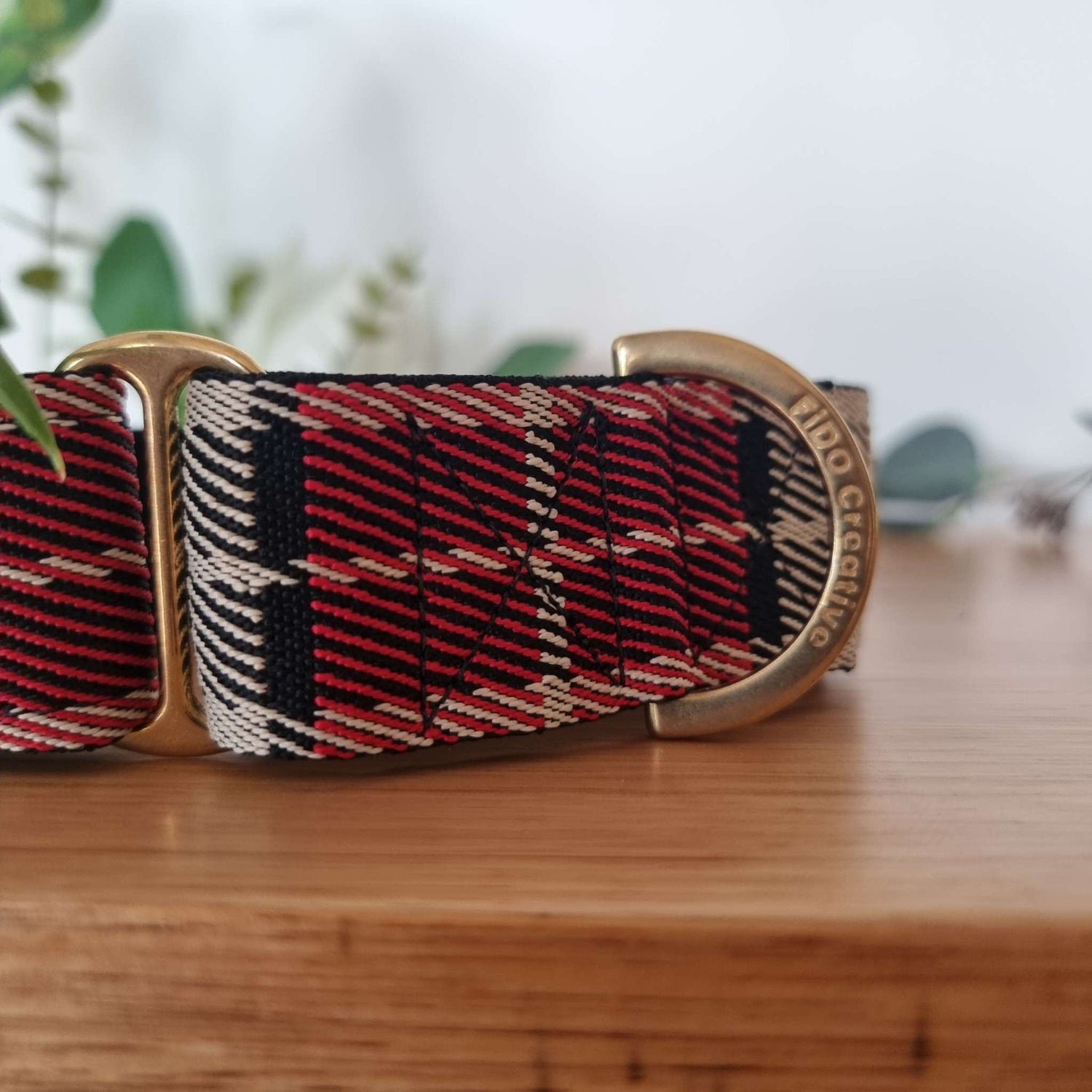 Tartan greyhound collars