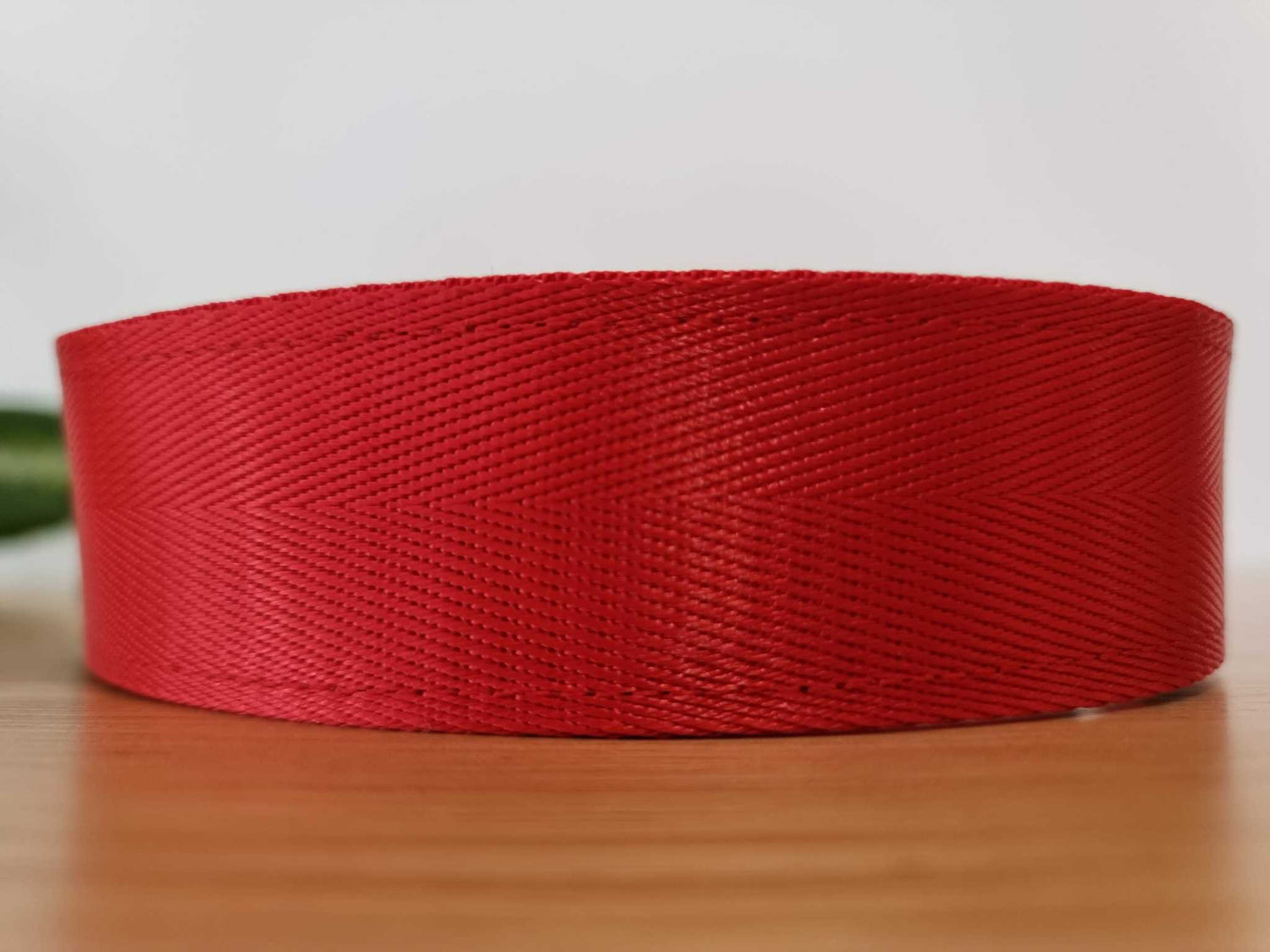 Red dog collar with padding