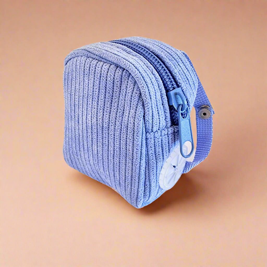 Corduroy dog bag holder 