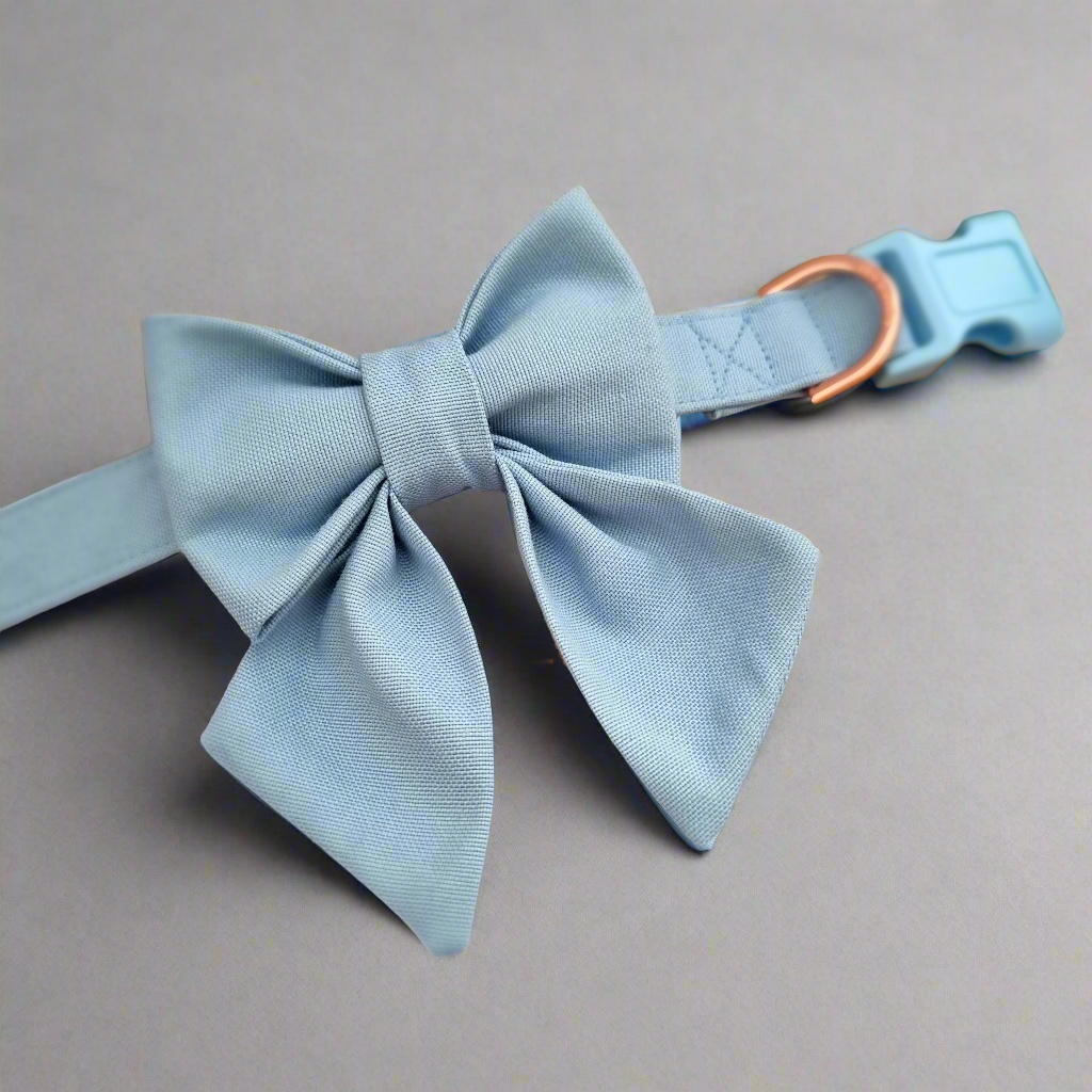 Blue sailor dig bow tie