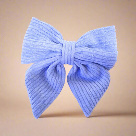Blue dog bow tie