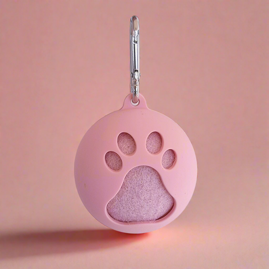 Light Pink Dog Tennis Ball Holder With clip