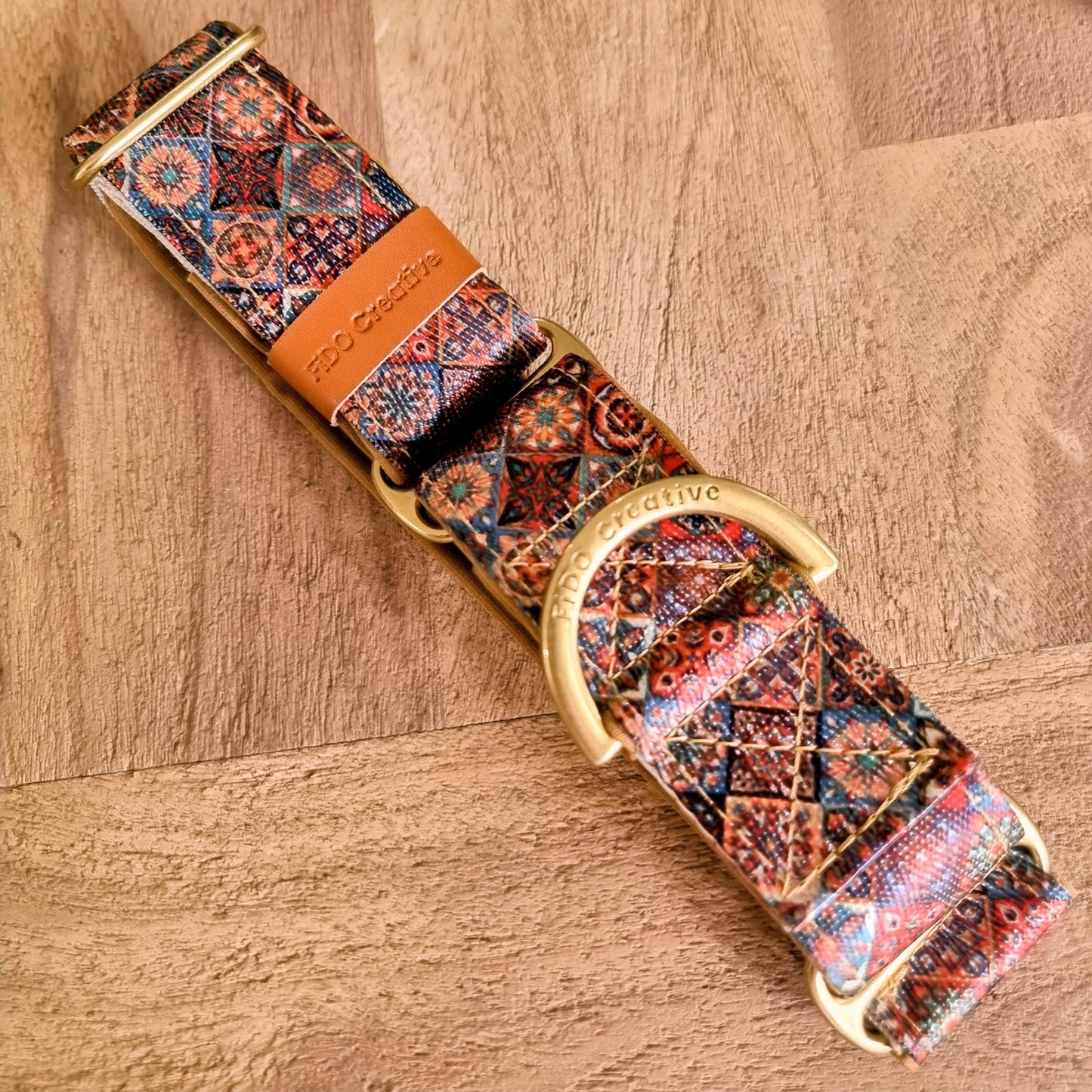 Persian Mosaic Padded Martingale Collar – Padded Dog Collar