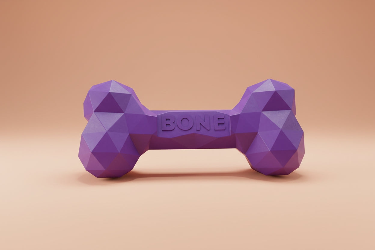 Rubber Dog Bone Toy – Durable Chew & Play Toy