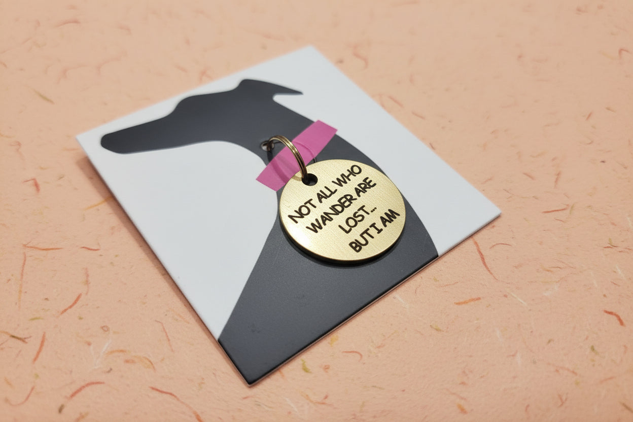 30mm Pet ID Tag - Wander