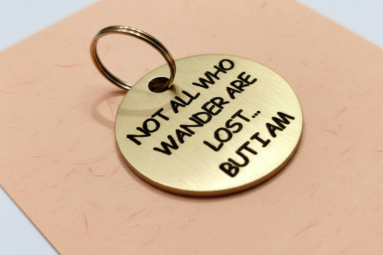 30mm Pet ID Tag - Wander