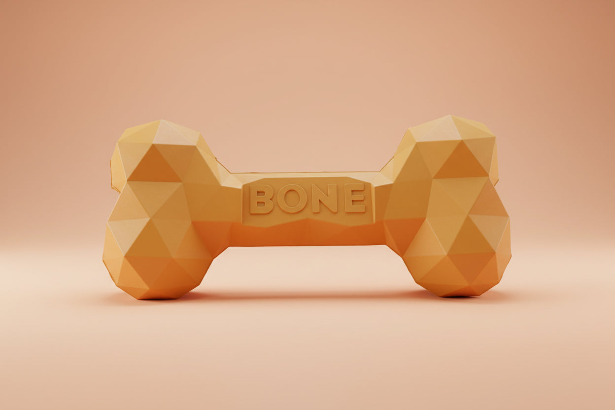 Rubber Dog Bone Toy – Durable Chew & Play Toy
