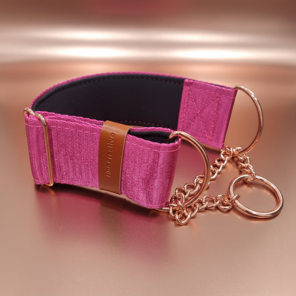 Chain Martingale Dog Collar – Adjustable and Padded