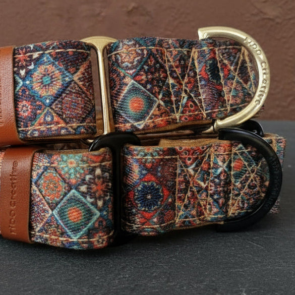 Persian Mosaic Padded Martingale Collar – Padded Dog Collar