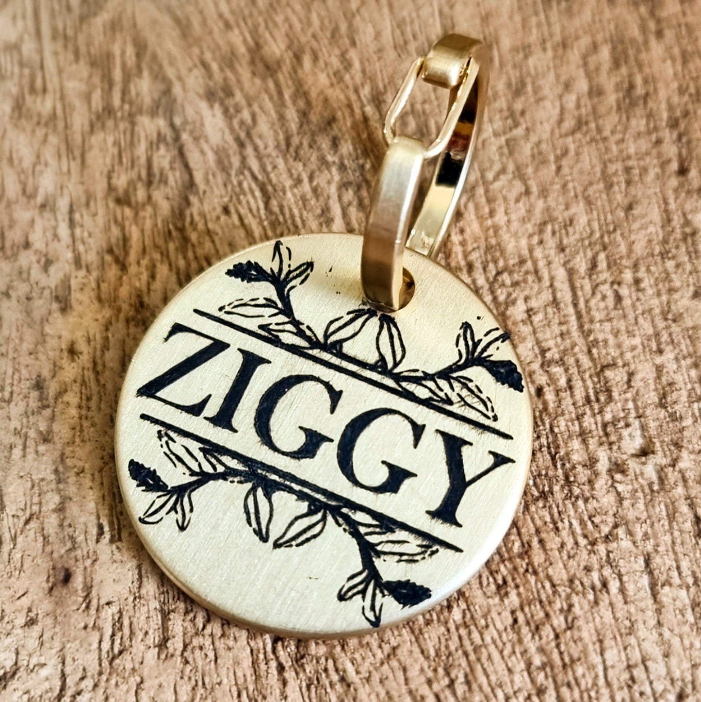 Dog name ID tag - Ginger