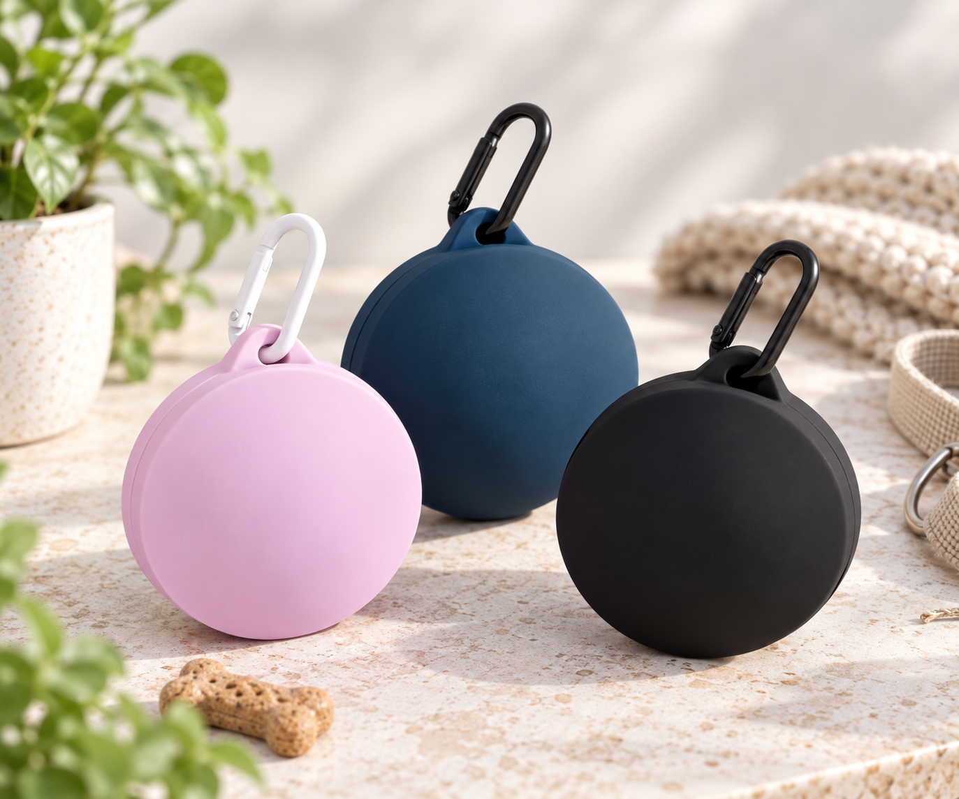 Mini Silicone Dog Treat Pouch – Clip-On Waterproof Training Treat Holder